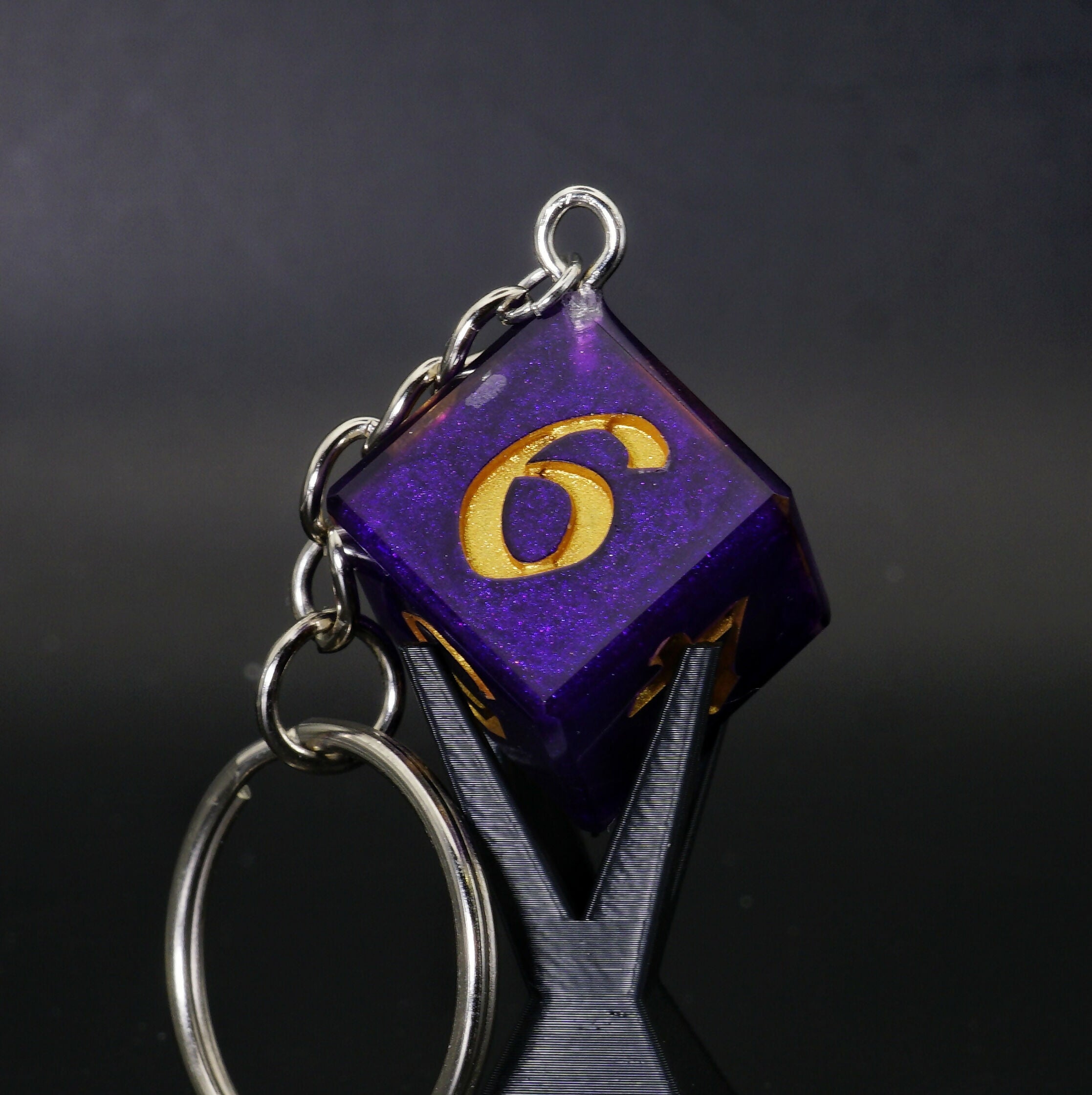 Solid Dice Keychains