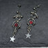 Red Gem Sparkle Earrings