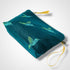 Turquoise Hummingbirds Linen Women’s Makeup Bag