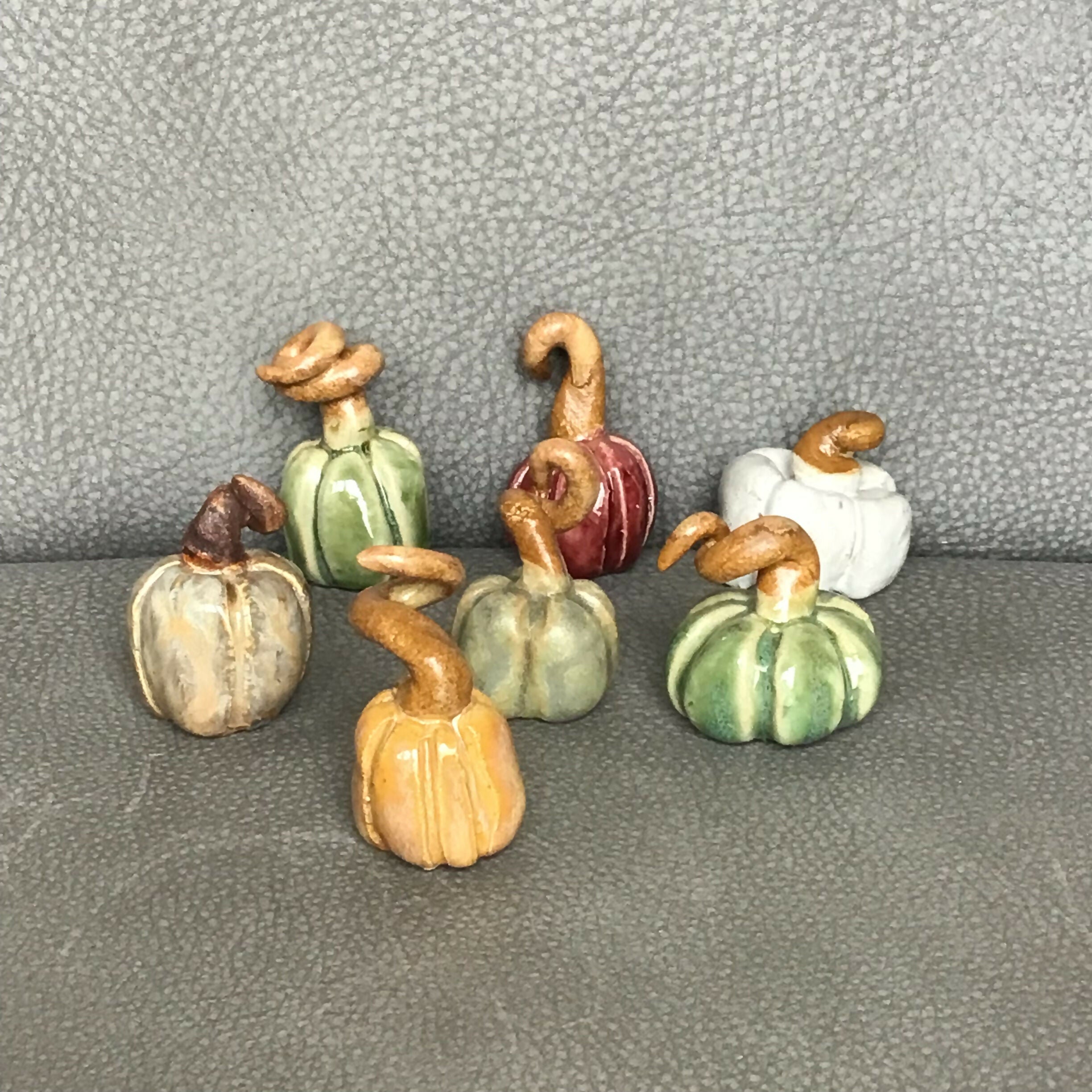 Ceramic Sculpted Pumpkin