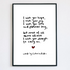 I Wish You Hope, I Wish You Joy Poem Print