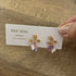 Micro Crochet Stud Earrings.