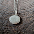 Beach Stone and Silver Pendant