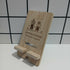 Love is a Journey Bamboo Mobile Phone Stand Holder