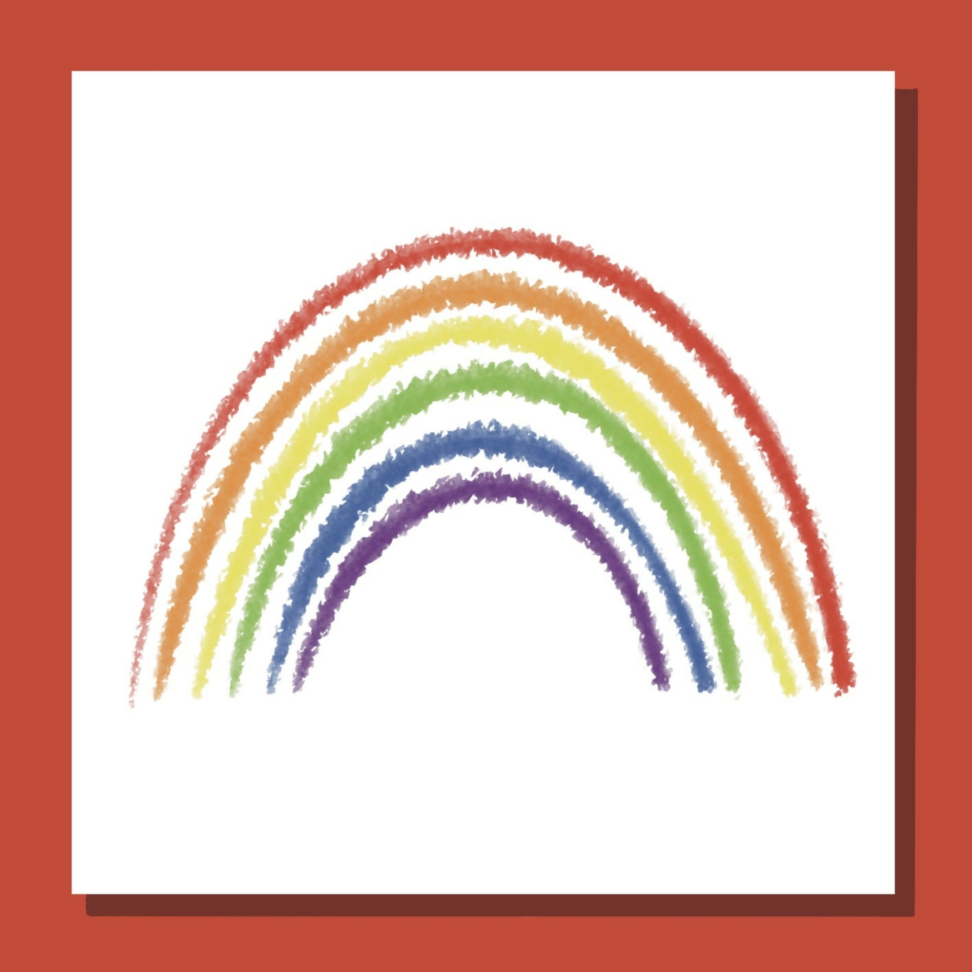 Rainbow Greetings Card