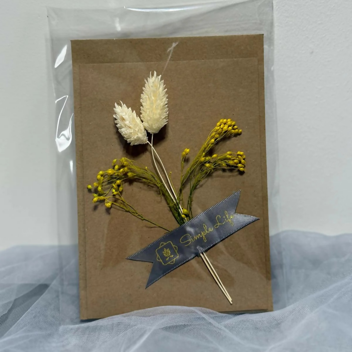 Preserved Flower Greeting Card