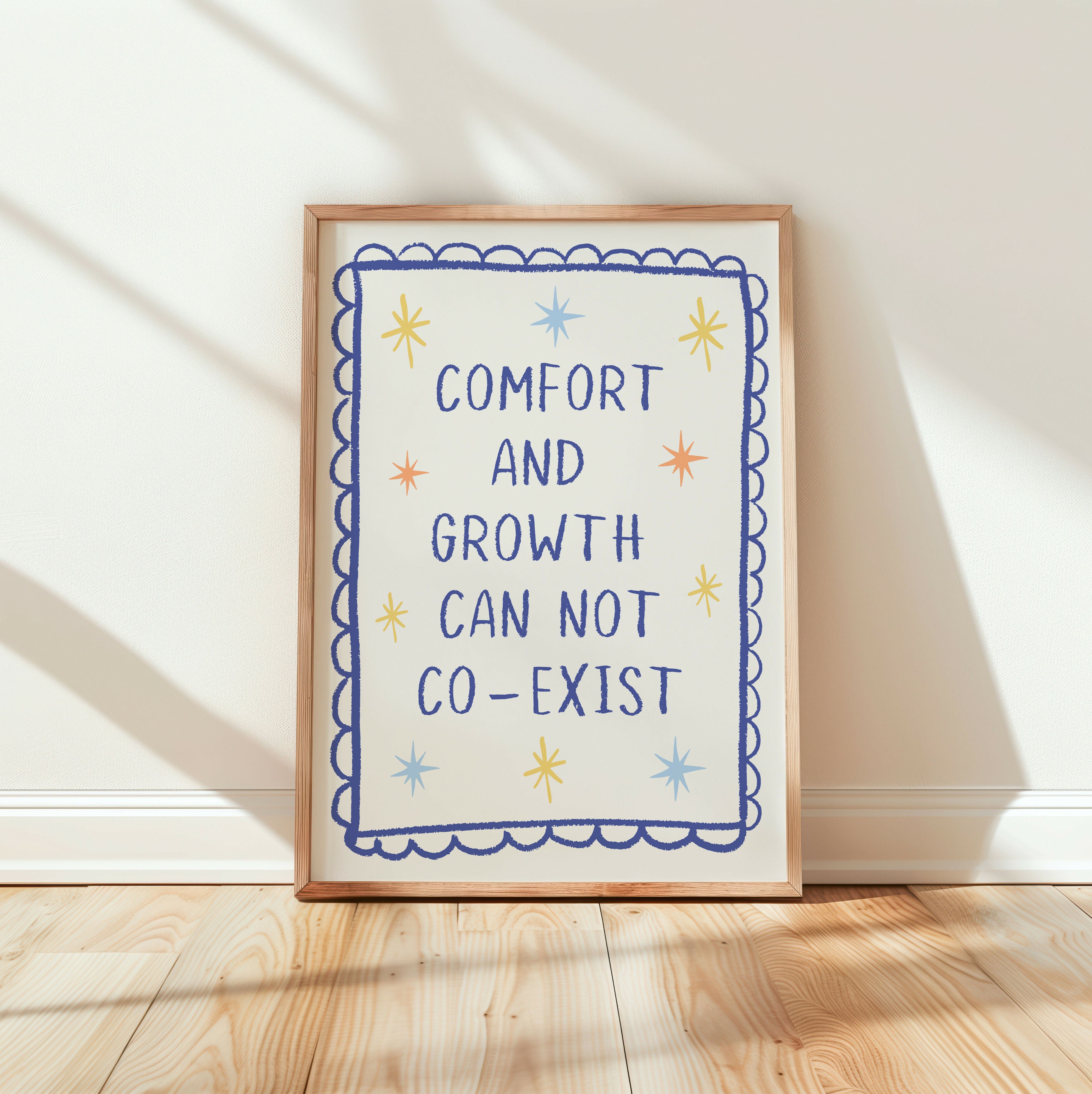 Comfort And Growth Cannot Co-Exist Print