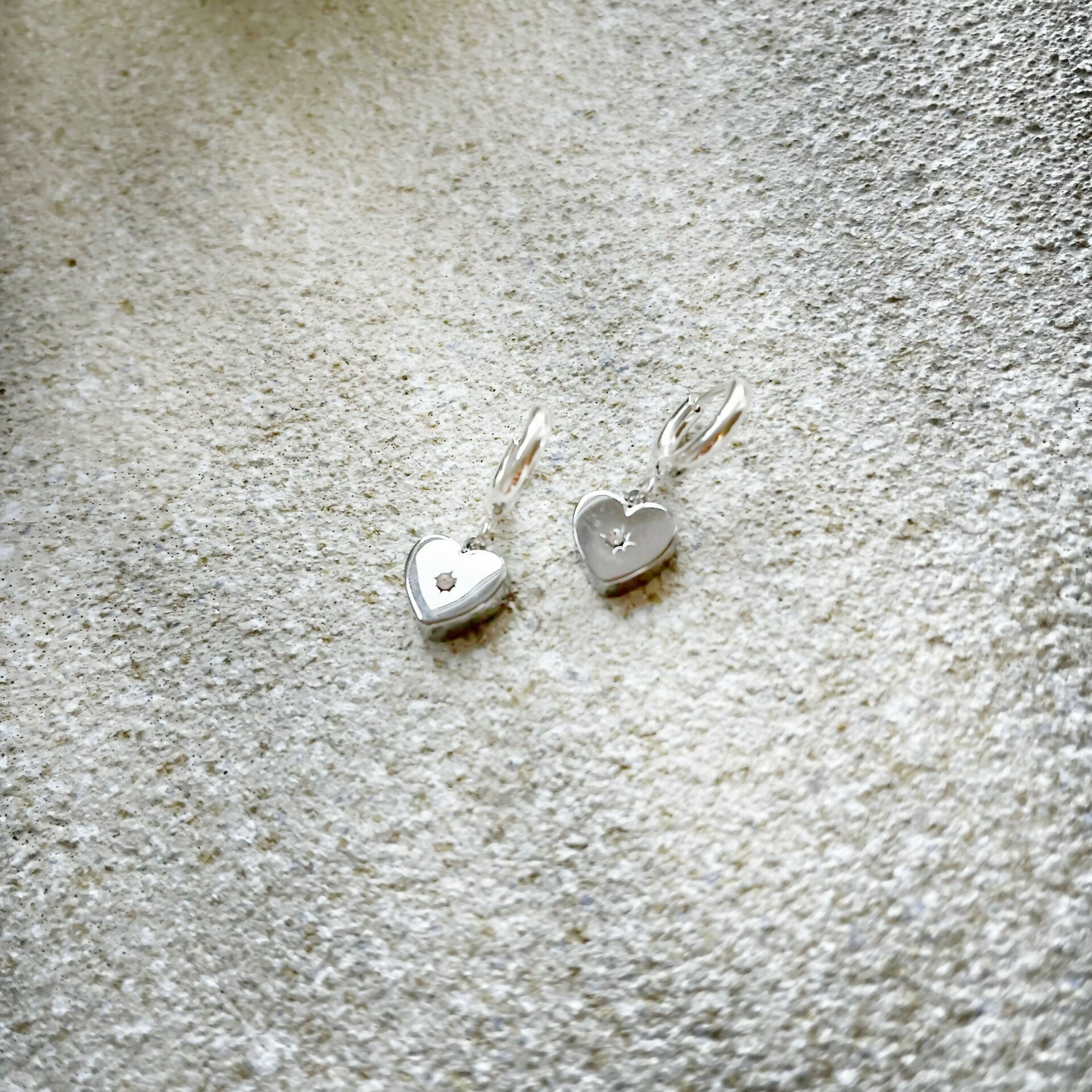 Vintage Heart Earrings