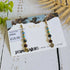 Aquamarine, Turquoise, Moss Agate & Garnet Crystal Drop Earrings; Delicate Boho Gemstone Earrings