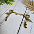 Handmade Butterfly Earrings; Intricate Wire Art With Turquoise, Moonstone & Rubellite Crystals