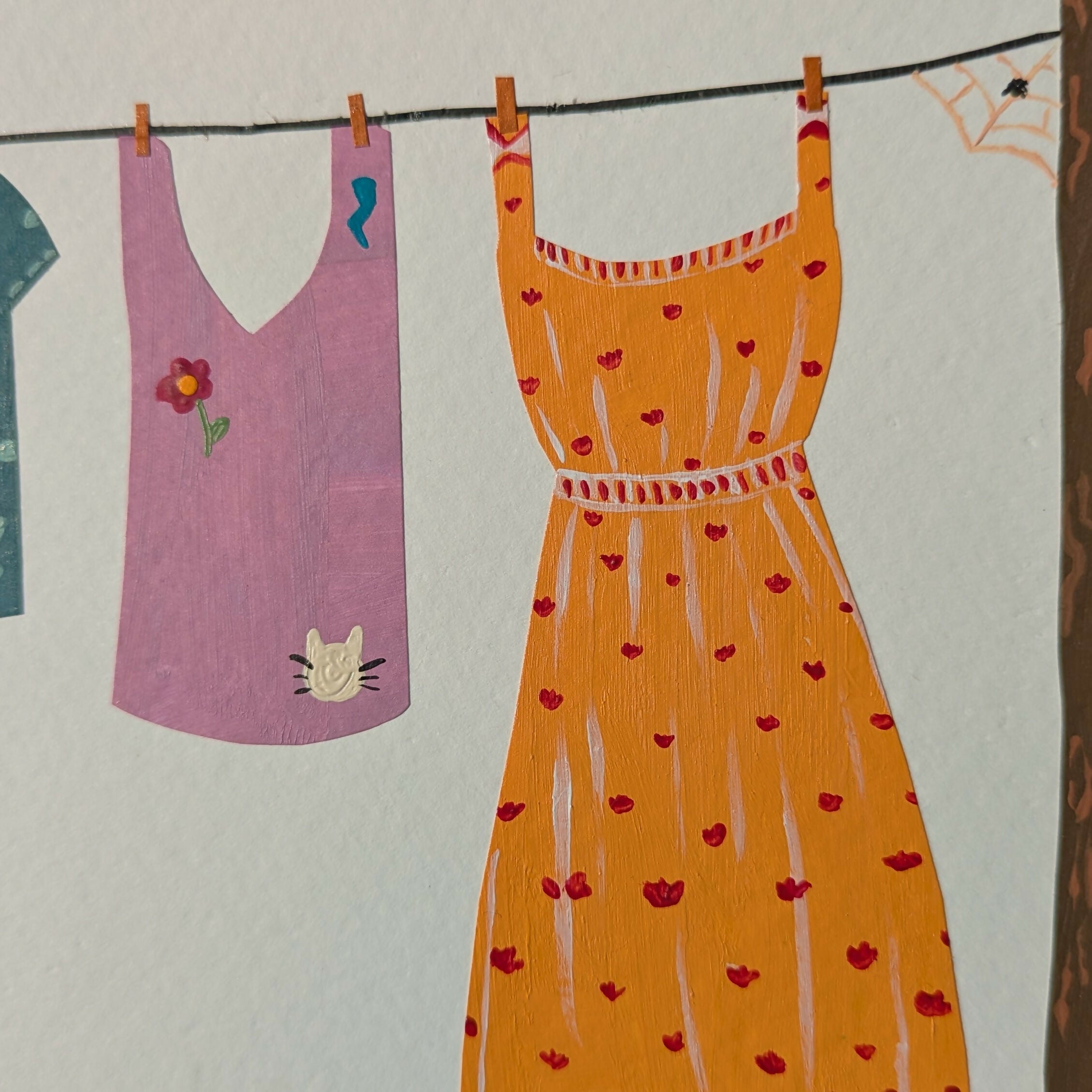 Beauty In The Ordinary - Washing Line Collage
