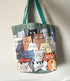 Cat Canvas Tote Bag
