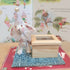 Bunny and Crank Handle Music Box Ornament