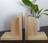 Pair Of Pine Wood Bookends