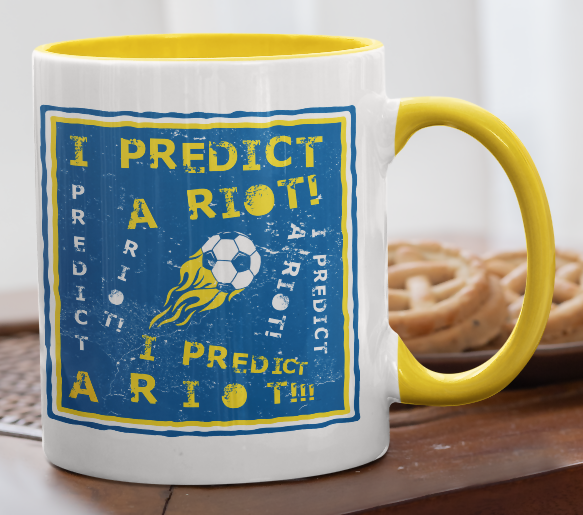 Leeds Utd Mug RIOT Design