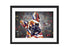 LARGE FRENCH BULLDOG COLOUR SPLASH FRAMED ARTWORK.