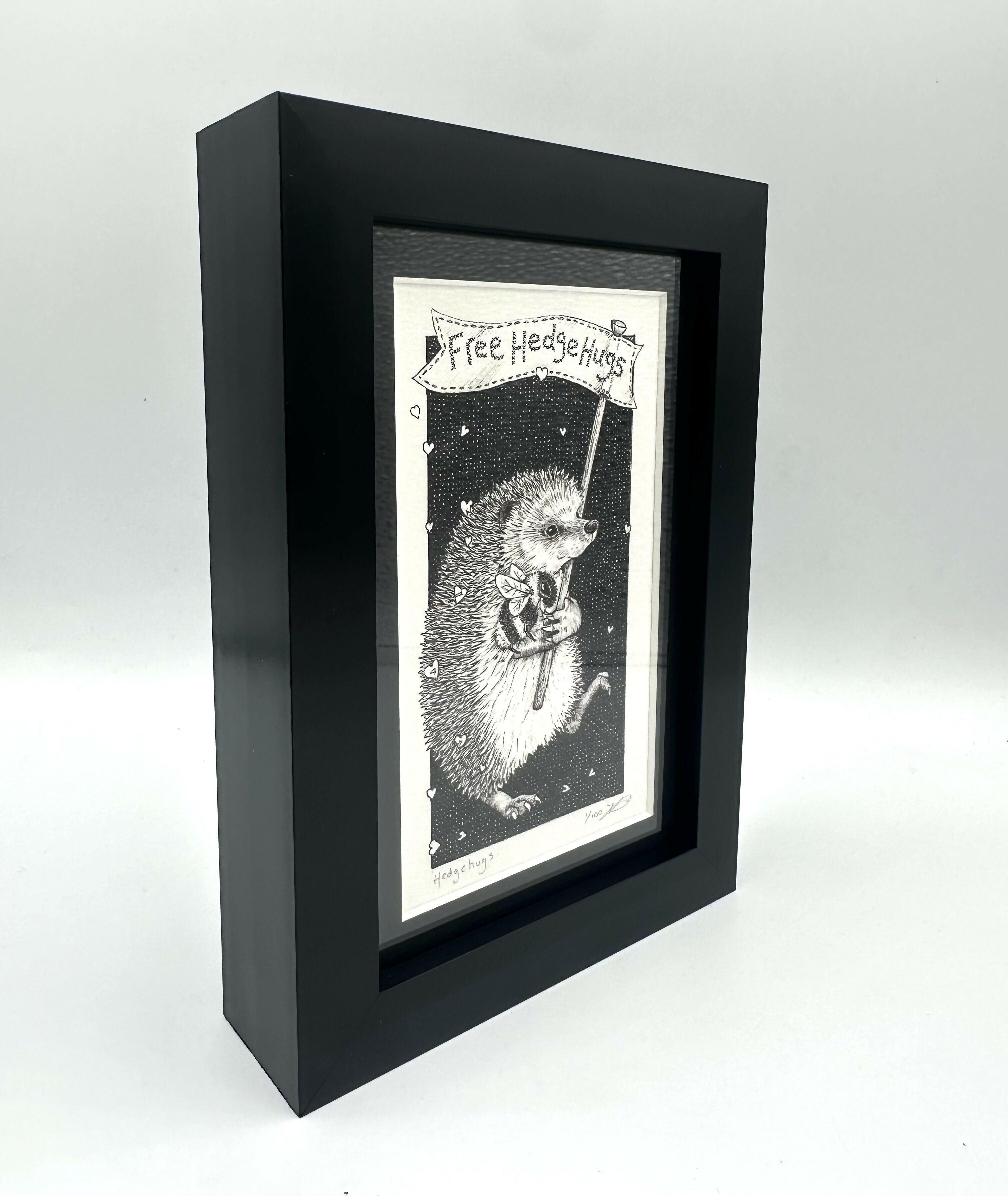 Hedgehugs - Limited Edition Print by Jenny Davies