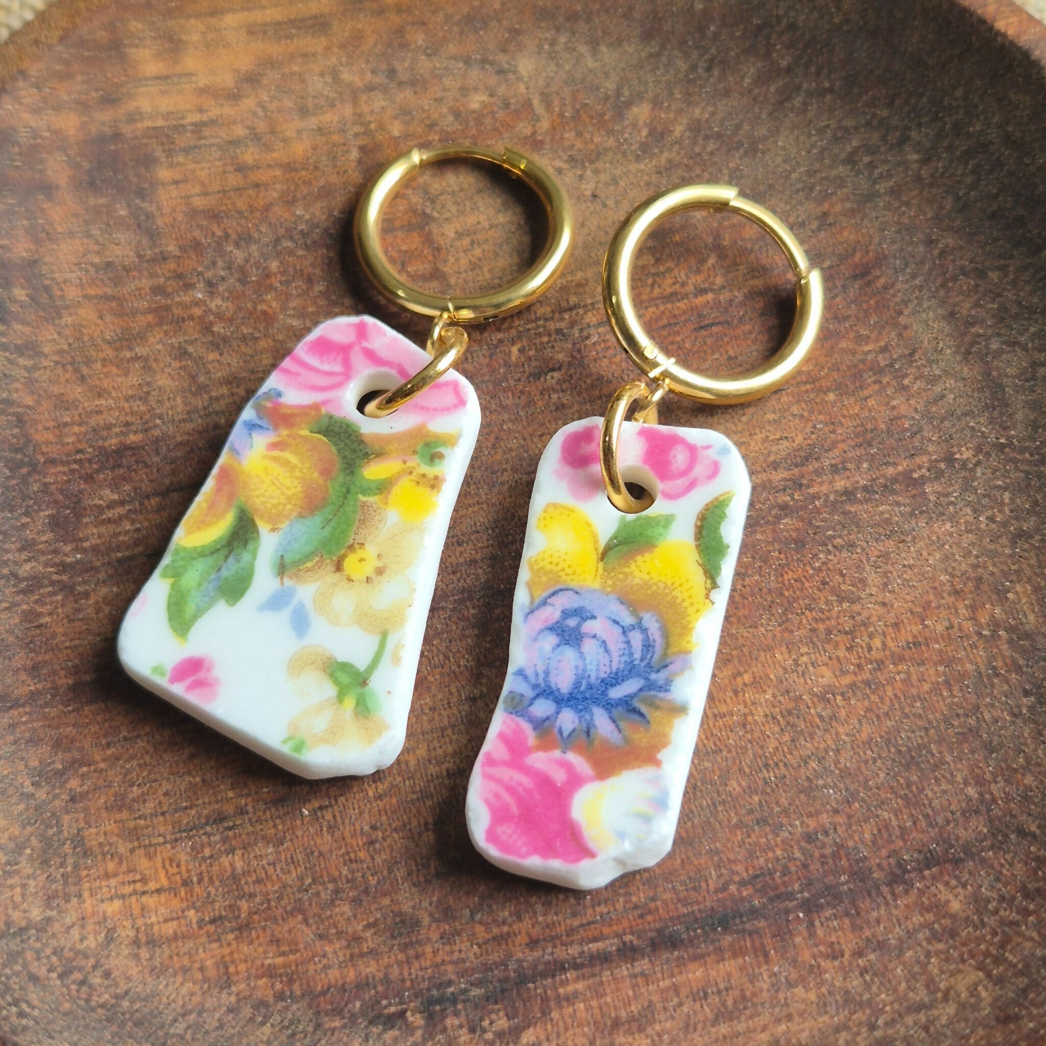 Recycled Ceramic Earring