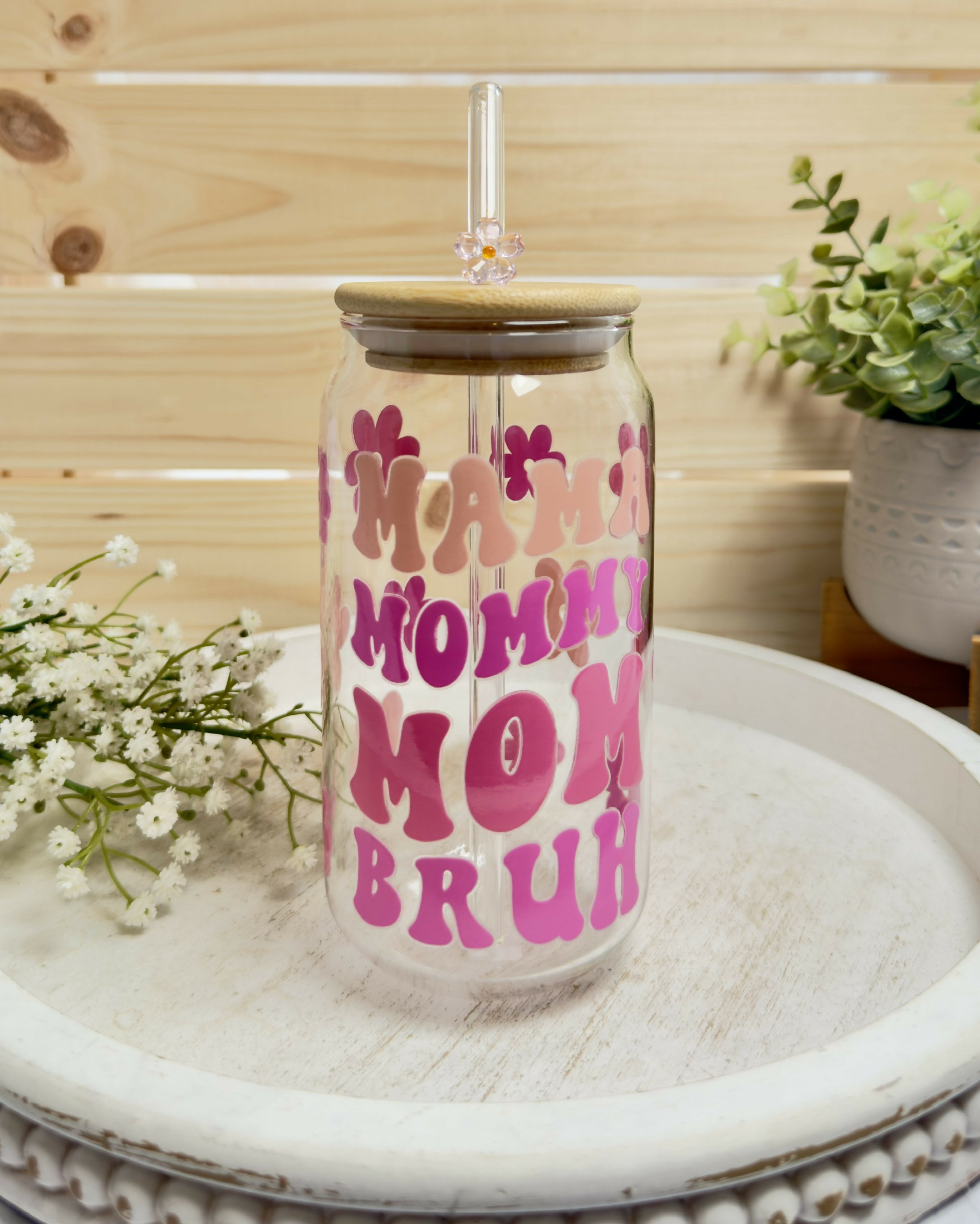 Glass Can Mama Mommy Mom Bruh