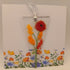 Fused Glass Flower Card