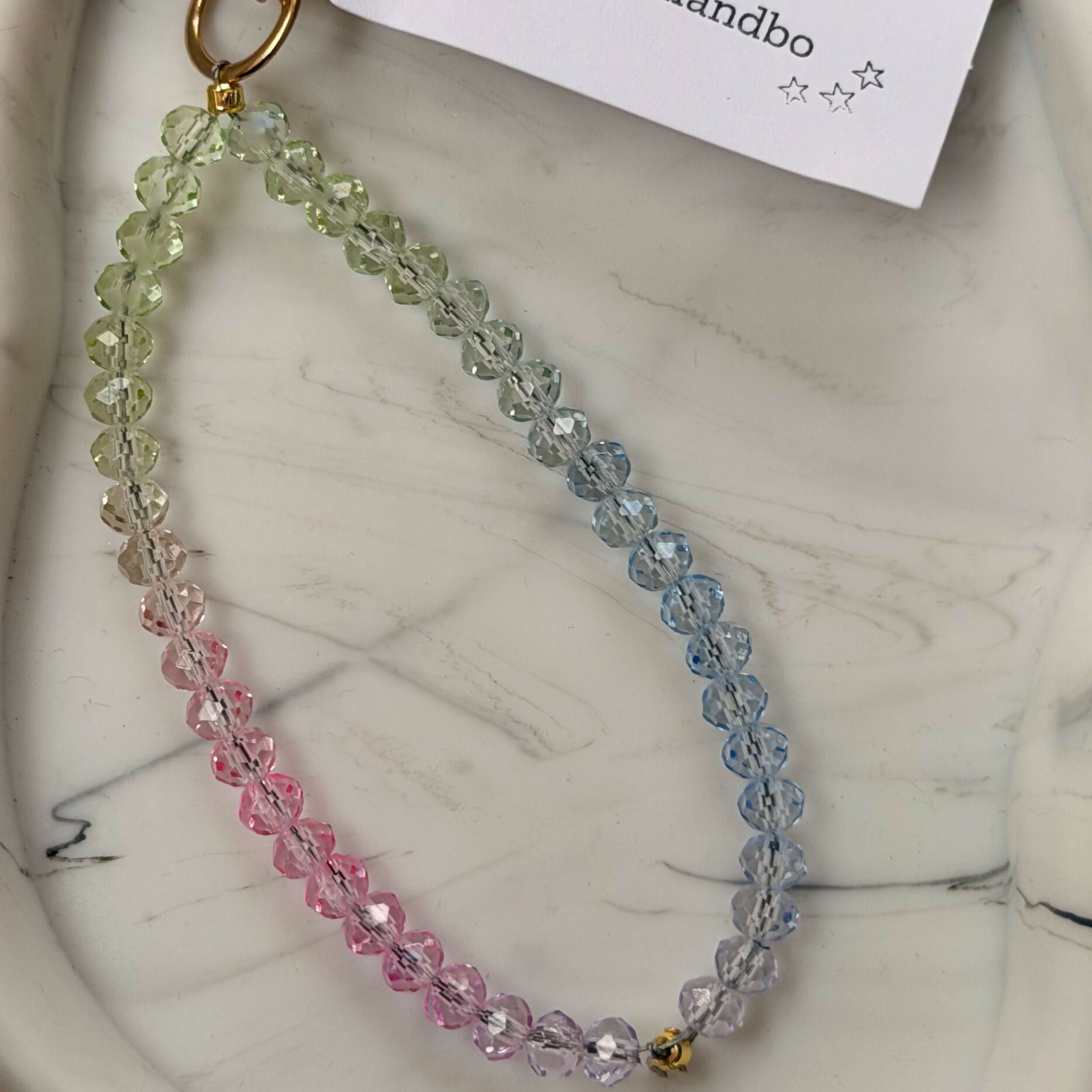 Fifi & Bo Bag Charm Rainbow Ombré