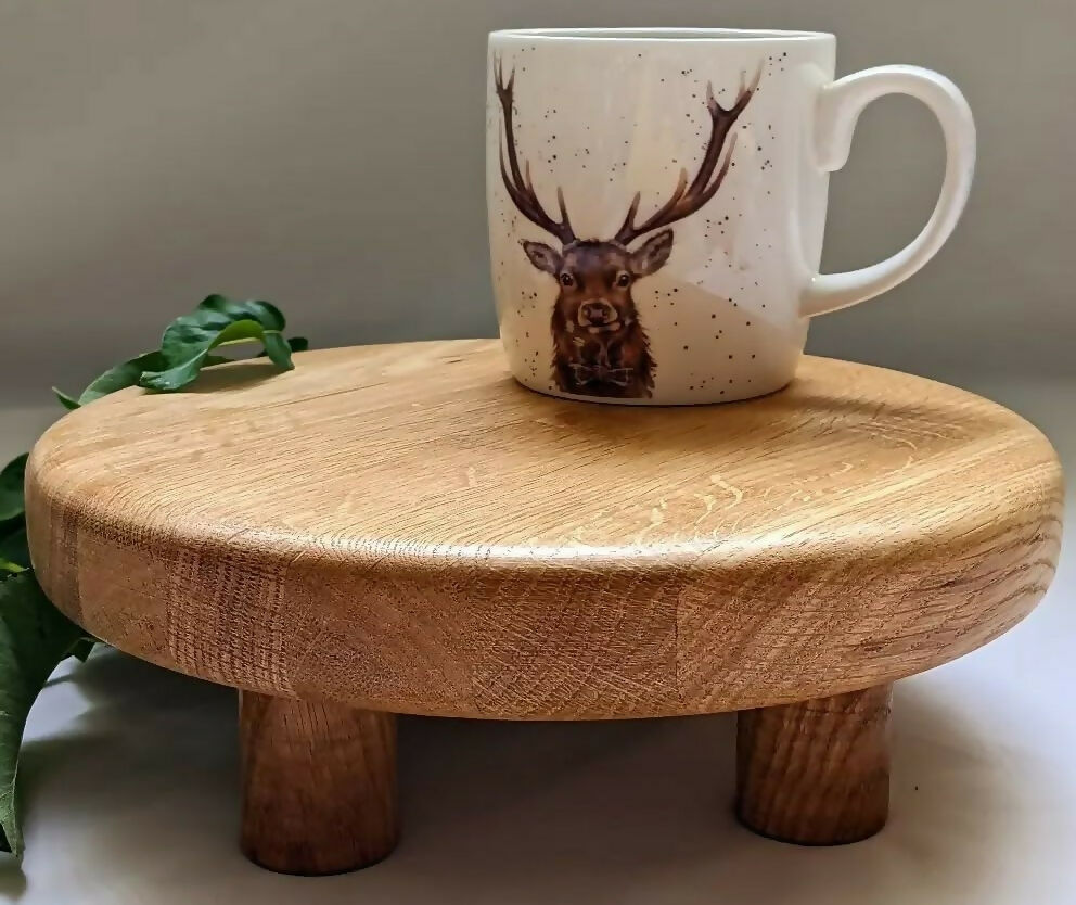 Large Handmade Raised Wooden Display Stand