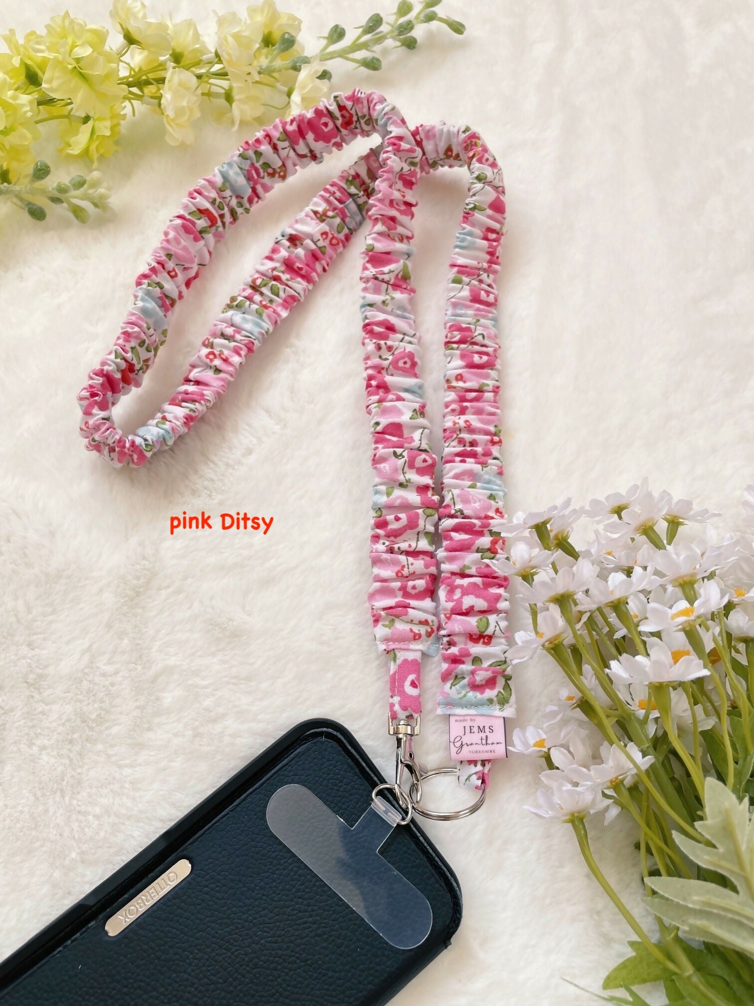 Elasticated Scrunchie Lanyard / Phone Holder