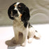 Ceramic cavalier king charles spaniel dog sculpture