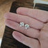 Handmade Silver Toadstool Studs