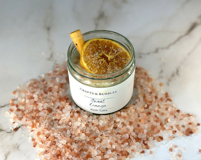 Sweet Orange Bath Salts- Small (120g)