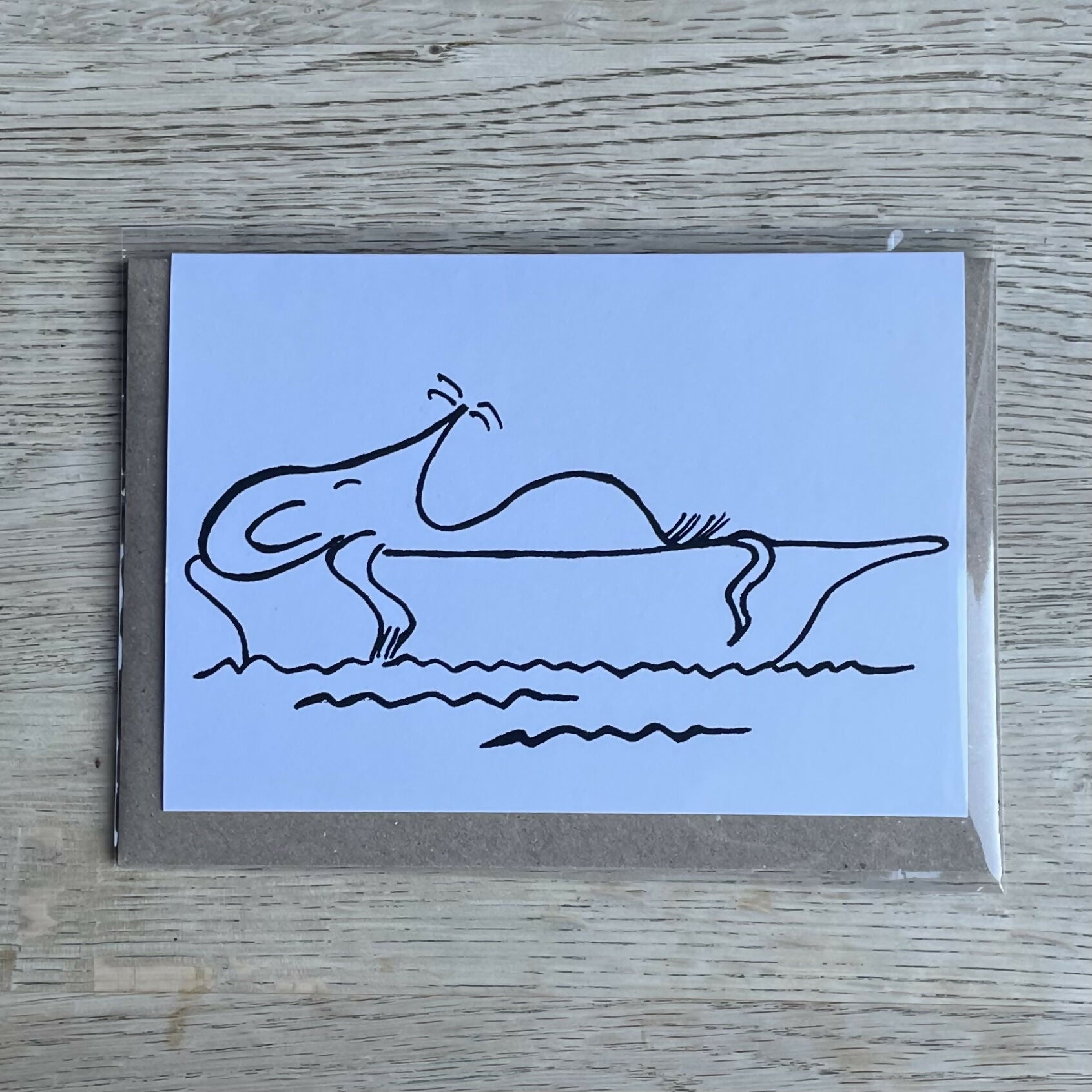 Chilled Mouse Card – Pen And Ink Design