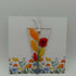 Fused Glass Flower Card