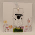 Fused Glass Sheep Card