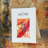 Abstract Sparkle Flower New Home Card in Pink