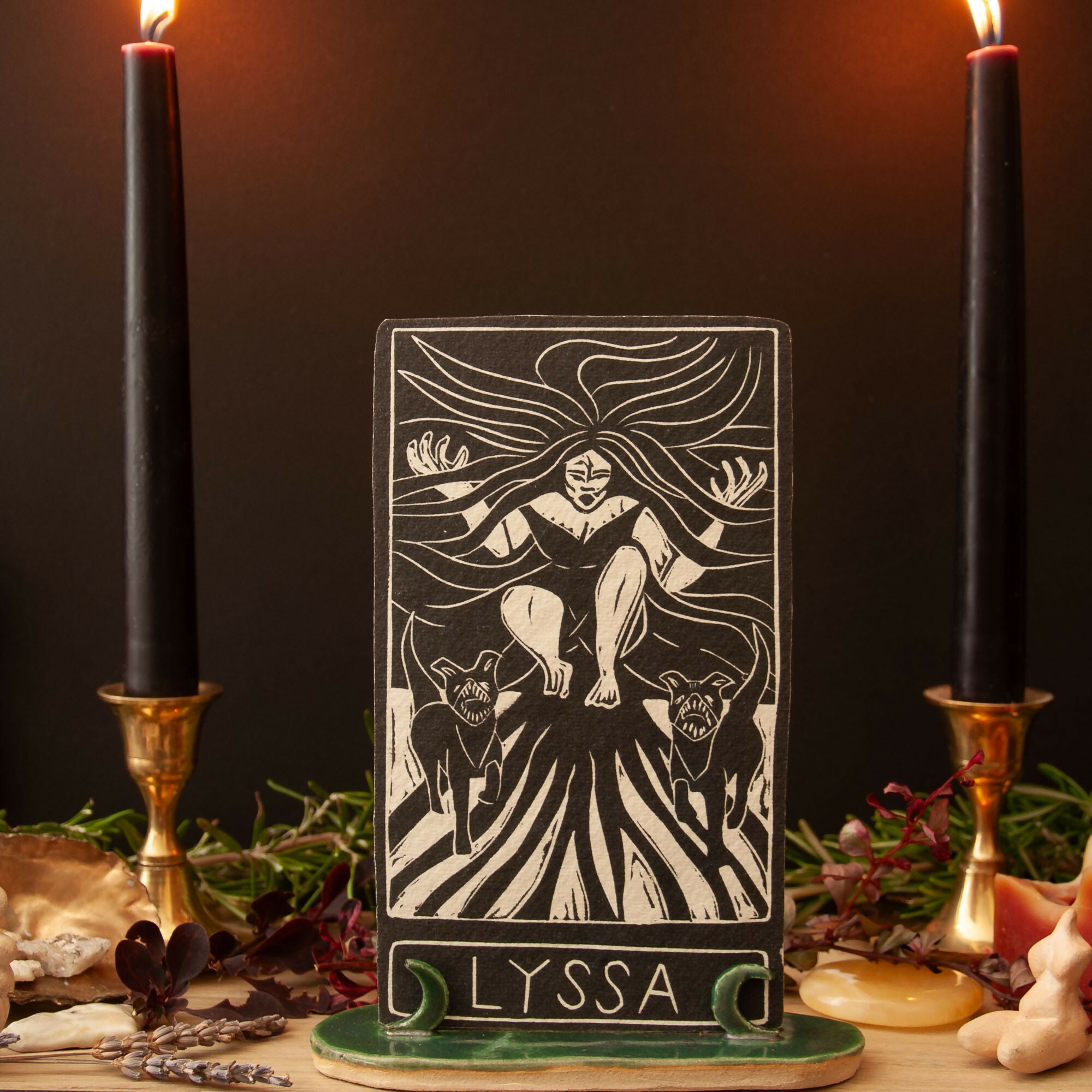 LYSSA GODDESS ALTAR CARDS