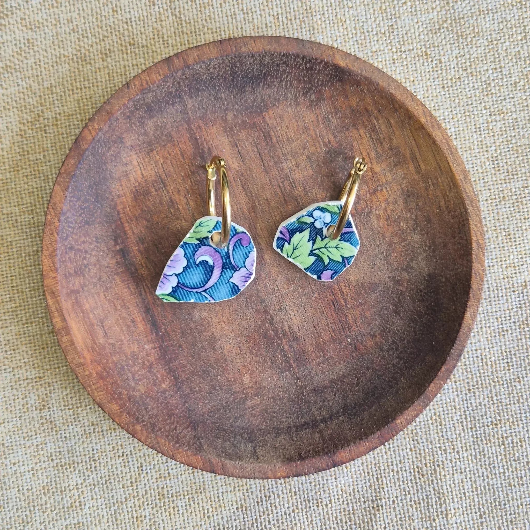 Recycled Ceramic Earring