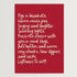 Christmas Manifesto Print