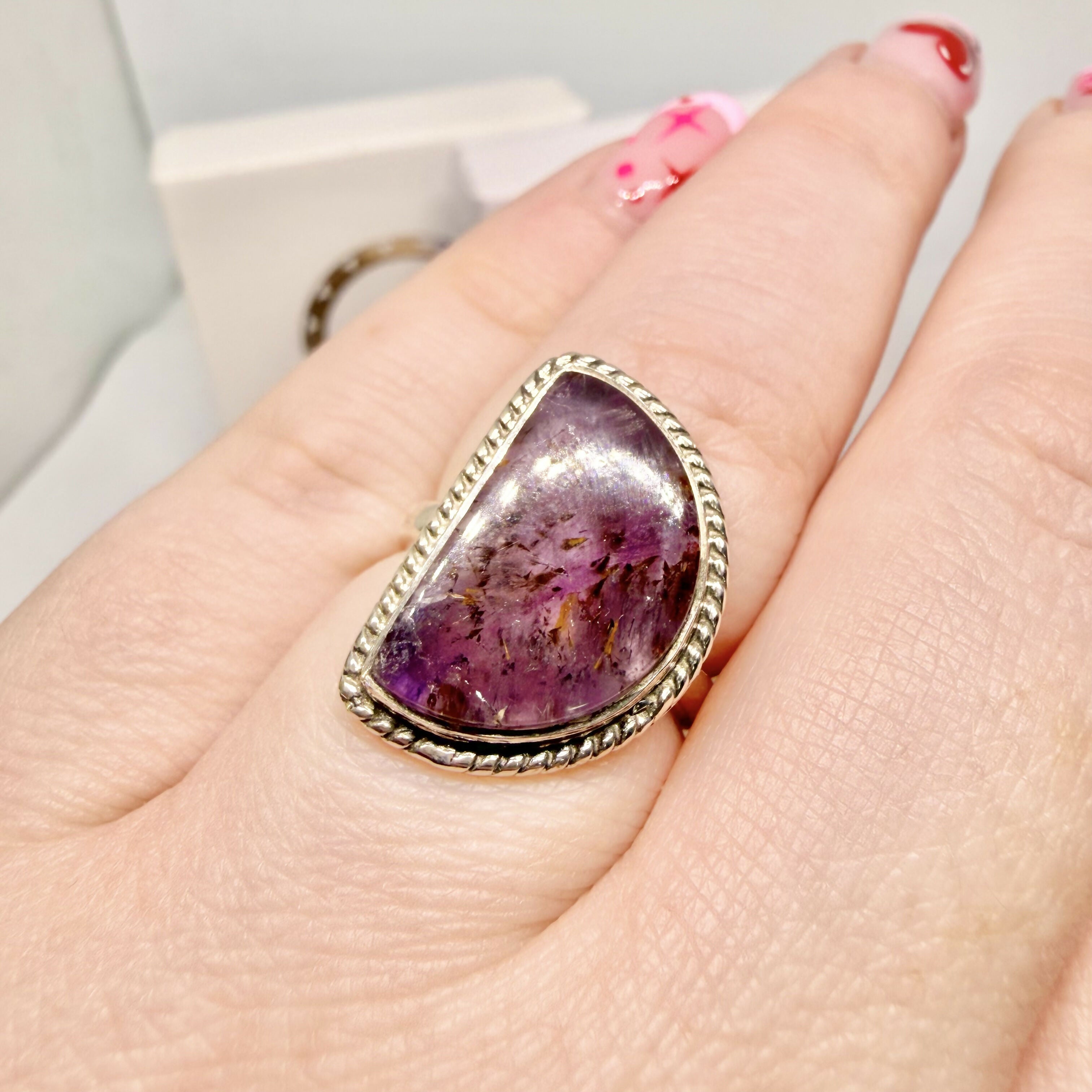SUPER SEVEN CRESCENT RING SIZE N