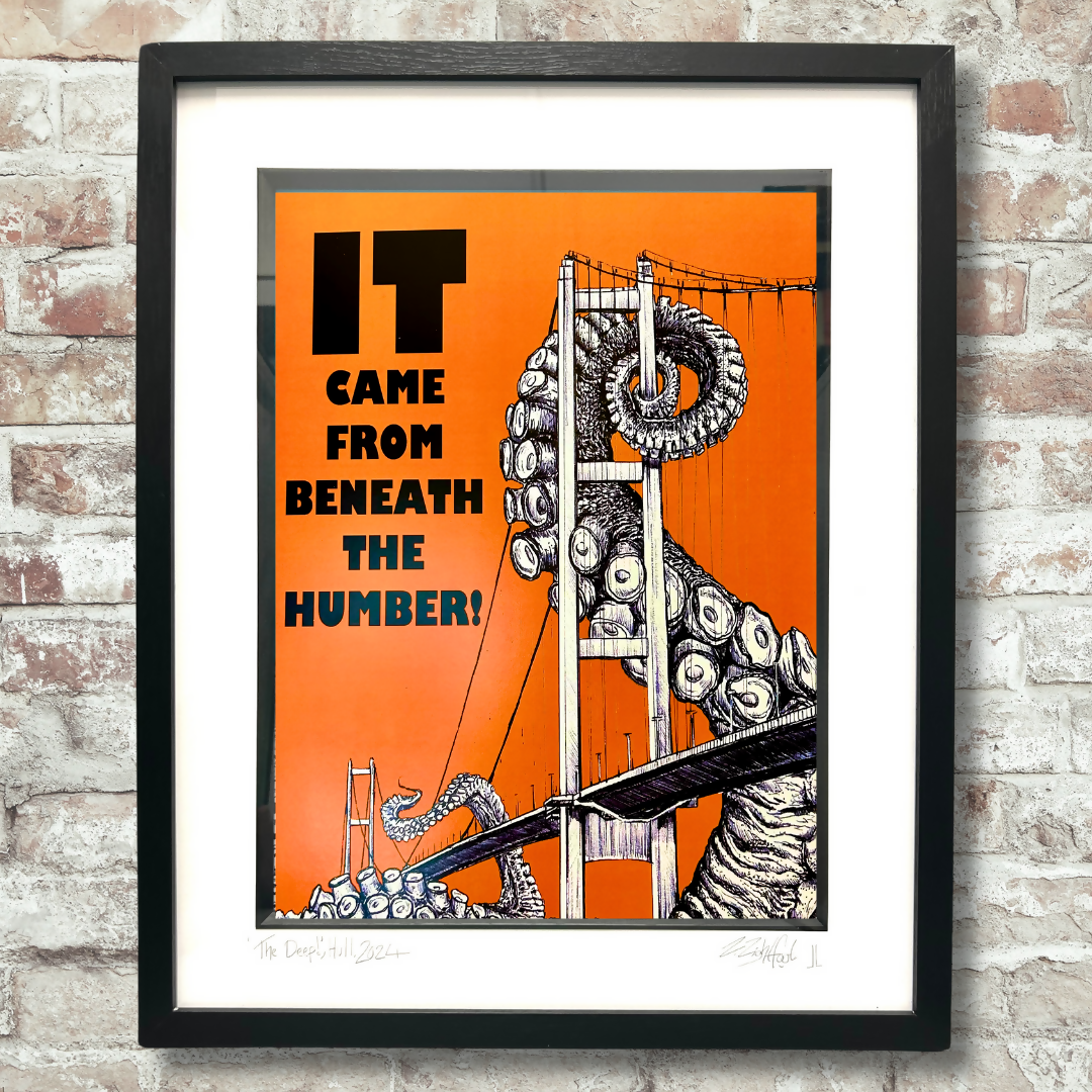 IT Came From Beneath The Humber A3 Framed Mounted Print