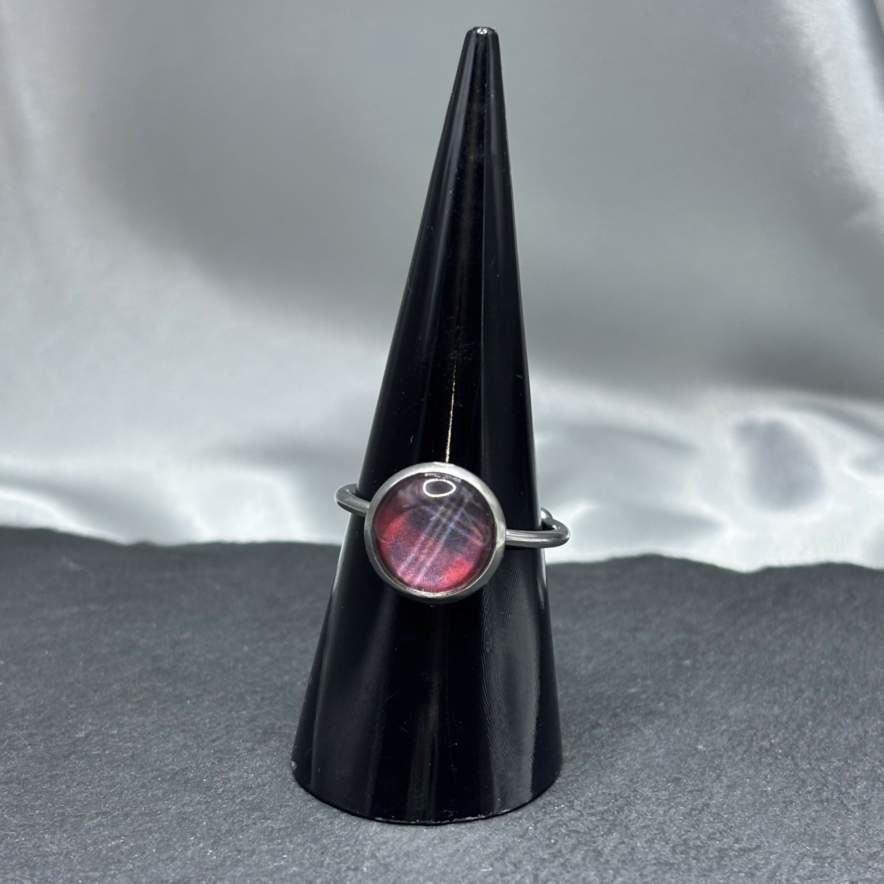 Pattern Silver Ring