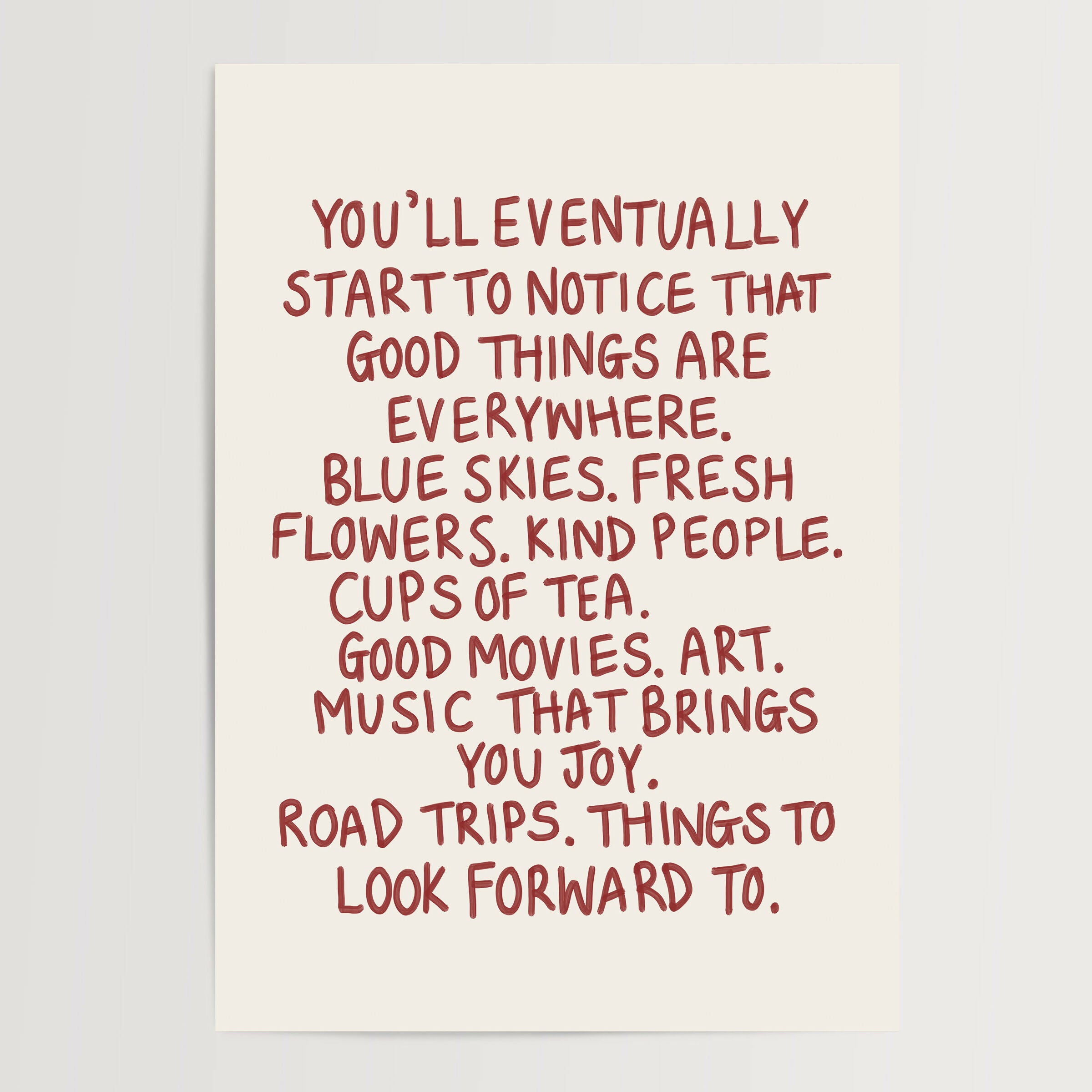 Good Things Everywhere Print