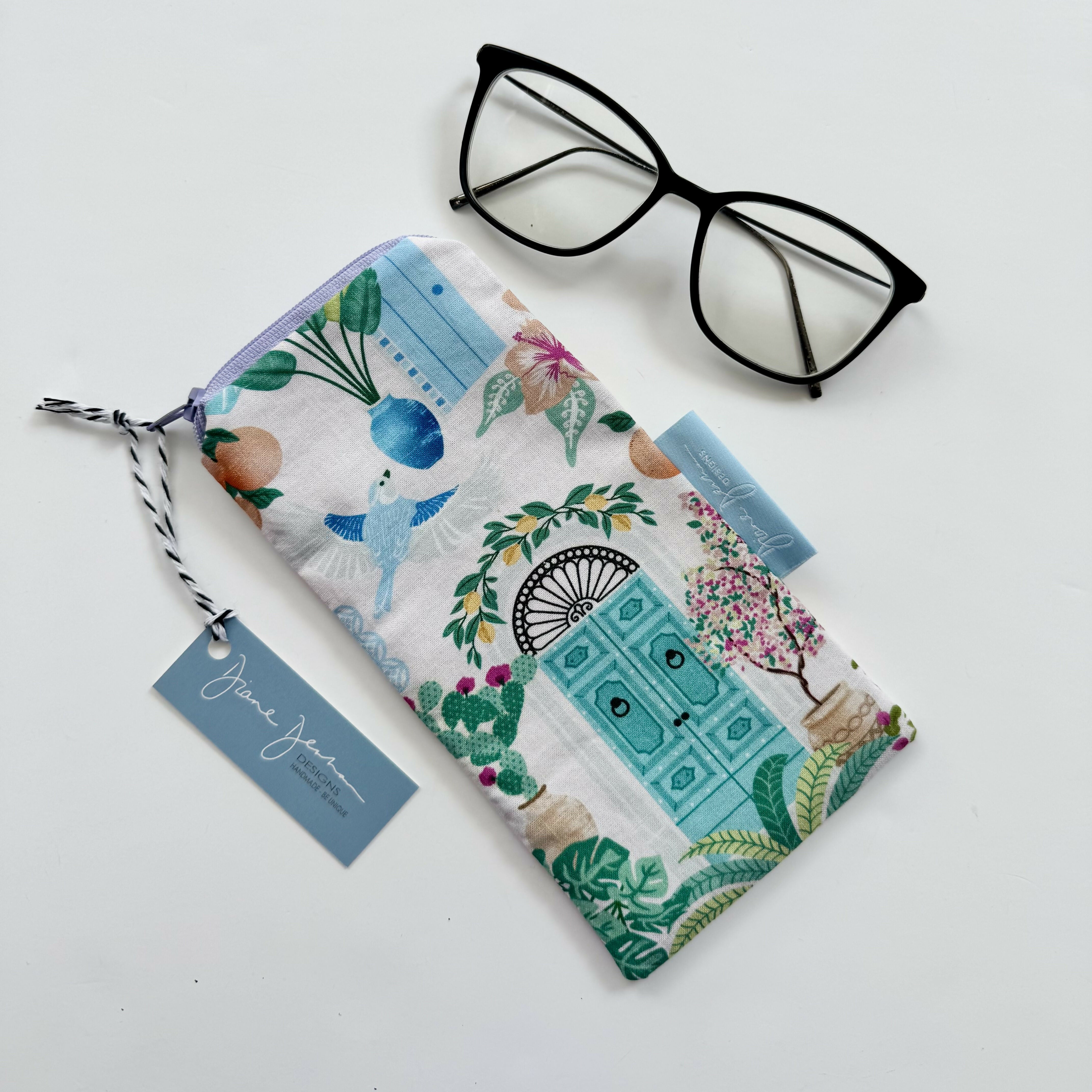 Glasses Case - Greek Door
