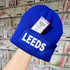 Leeds Cuffed Rectangular Patch Beanie Hat
