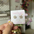 Maple leaf studs