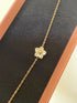 clear flower bracelet