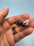 3D Printed Micro Miniatures: Articulated Sensory Fidget Animals friends, Santa Sloth, Santa Raccoon & Manatee 4-5cm