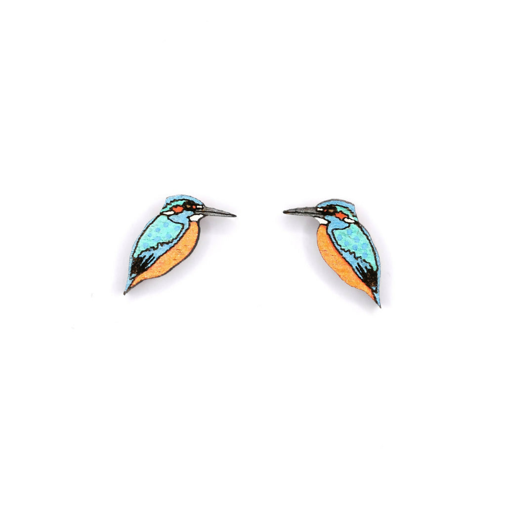 Kingfishers Necklace and Stud Earrings Set
