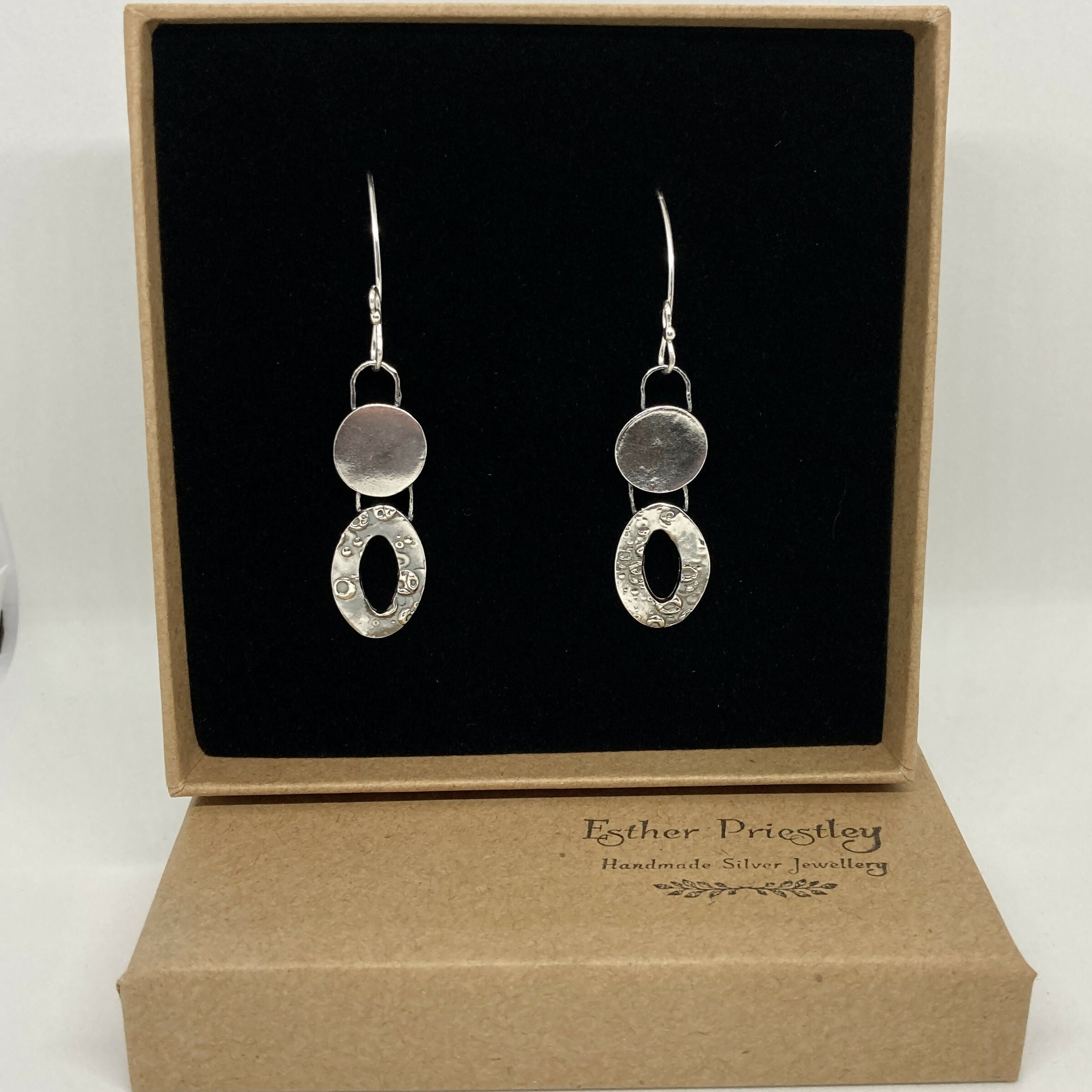 Octopus-Inspired Silver Drop Earrings | Ocean themed Statement Jewellery