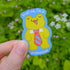 Trust Me frog - Matte Sticker Single