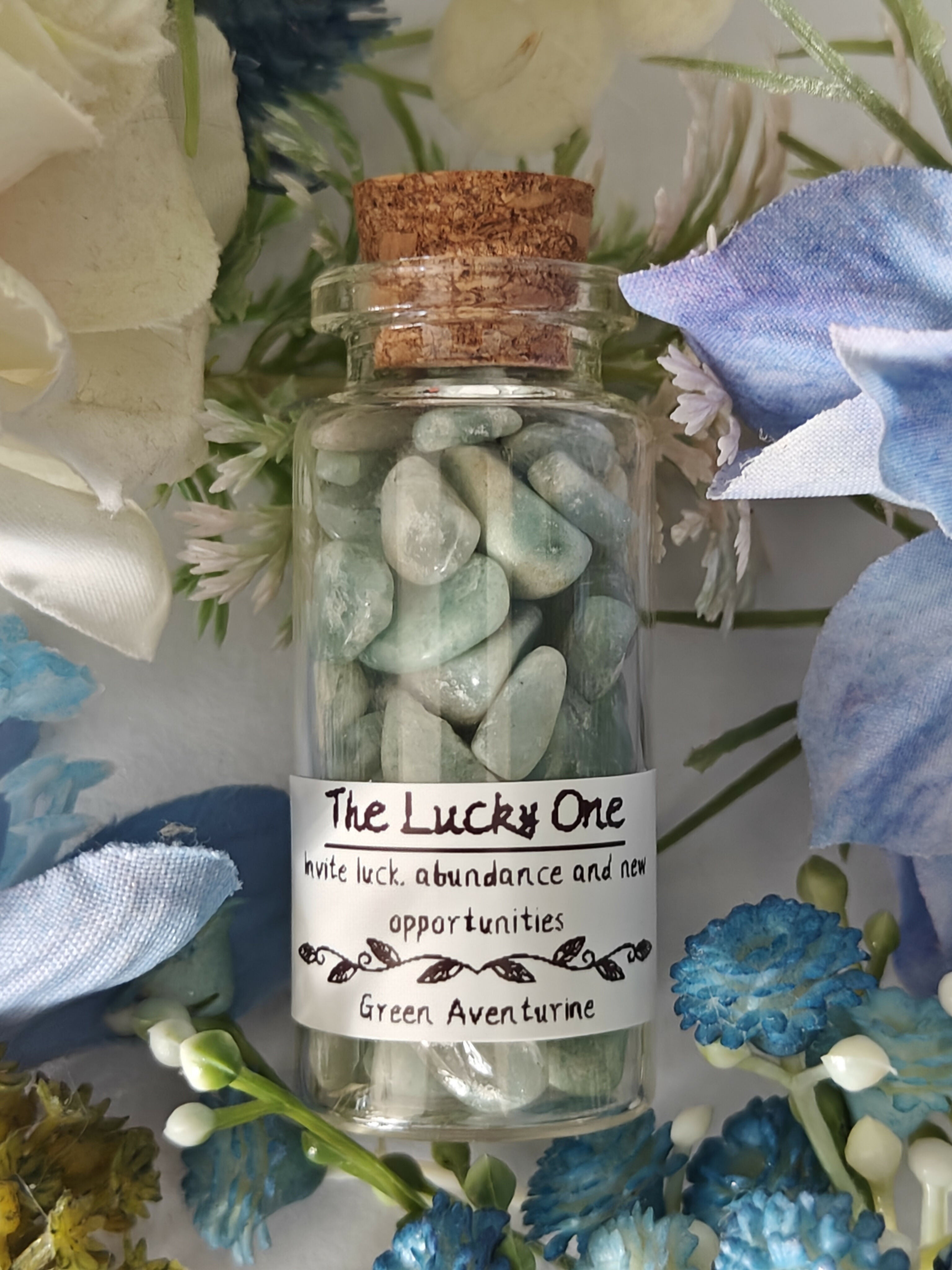 The Lucky One Crystal Intention Jar